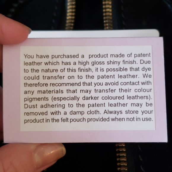 - π Jimmy Choo Black Mona Patent Bag π - Picture 8 of 11